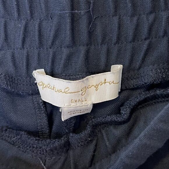 Spiritual Gangster Blue High Waisted Side Stripe Track Pants - Picture 6 of 7